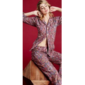 Boho Paisley Women's Long Sleeve 2 Piece Flannel Pajamas